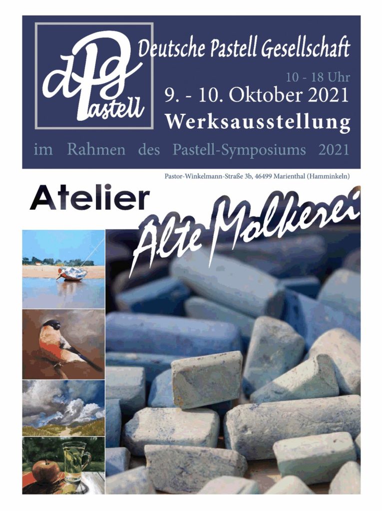 Werbeplakat Pastellmaler