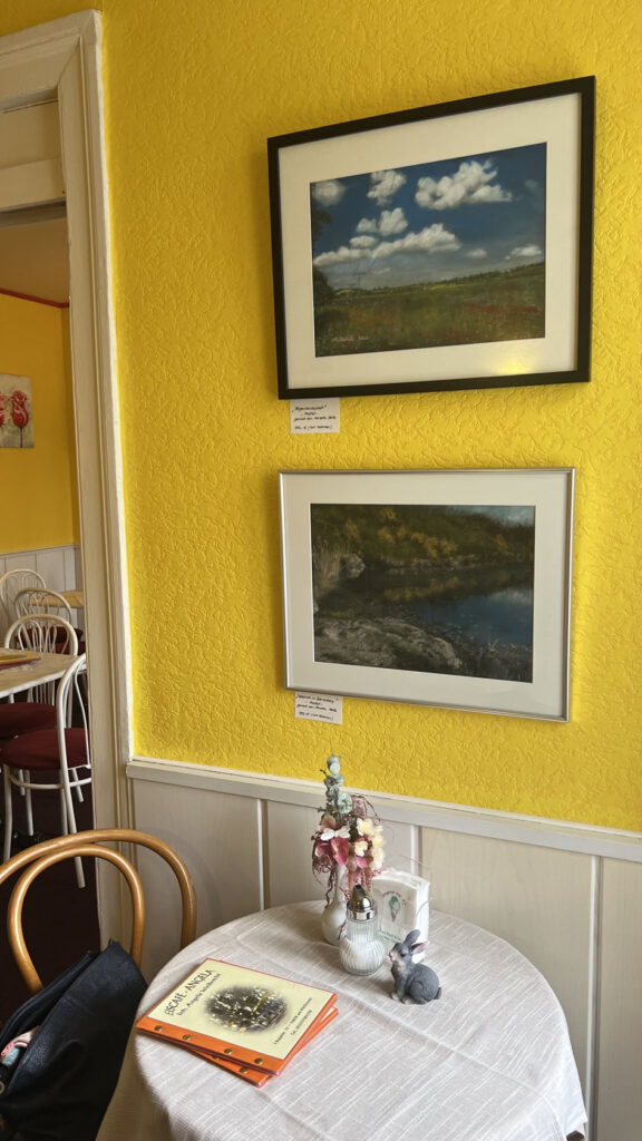 Ausstellung im Café Angela in Mellensee