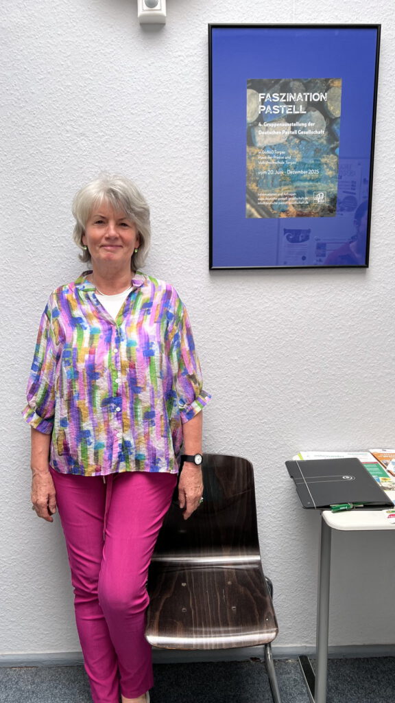 Plakat 4. Gruppenausstellung der Deutschen Pastellgesellschaft