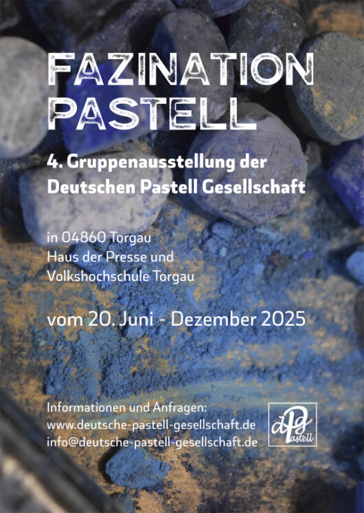 Flyer "Faszination Pastell" 4. Gruppenausstellung