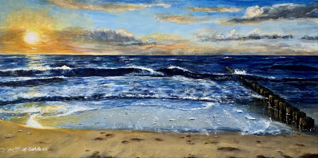 Bild Sonnenuntergang an der Ostsee