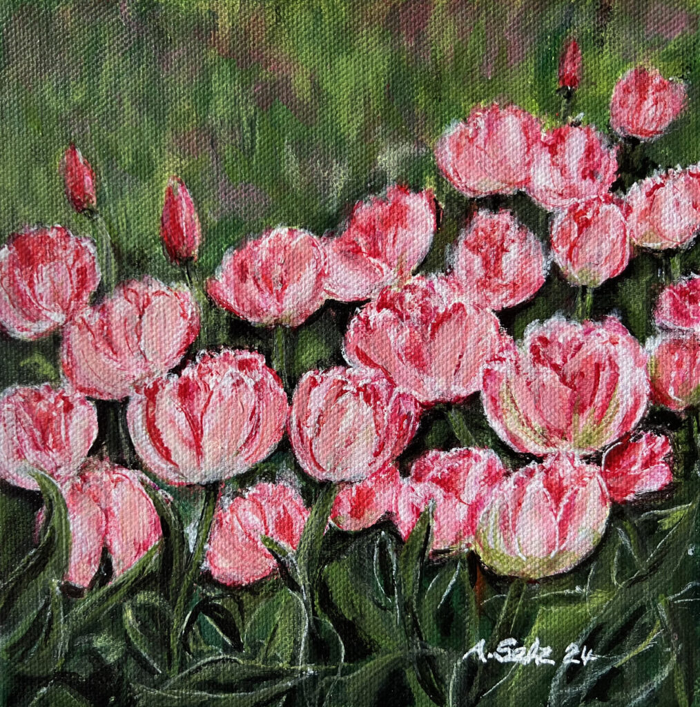 Tulpen, Acryl