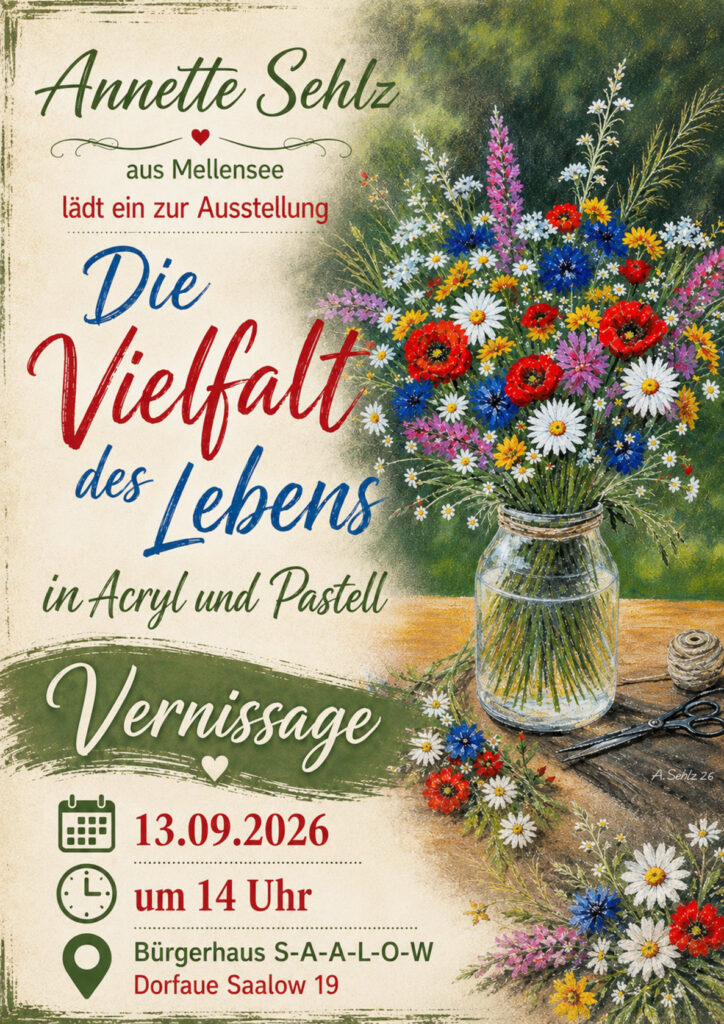 Die Vielfalt des Lebens, Vernissage